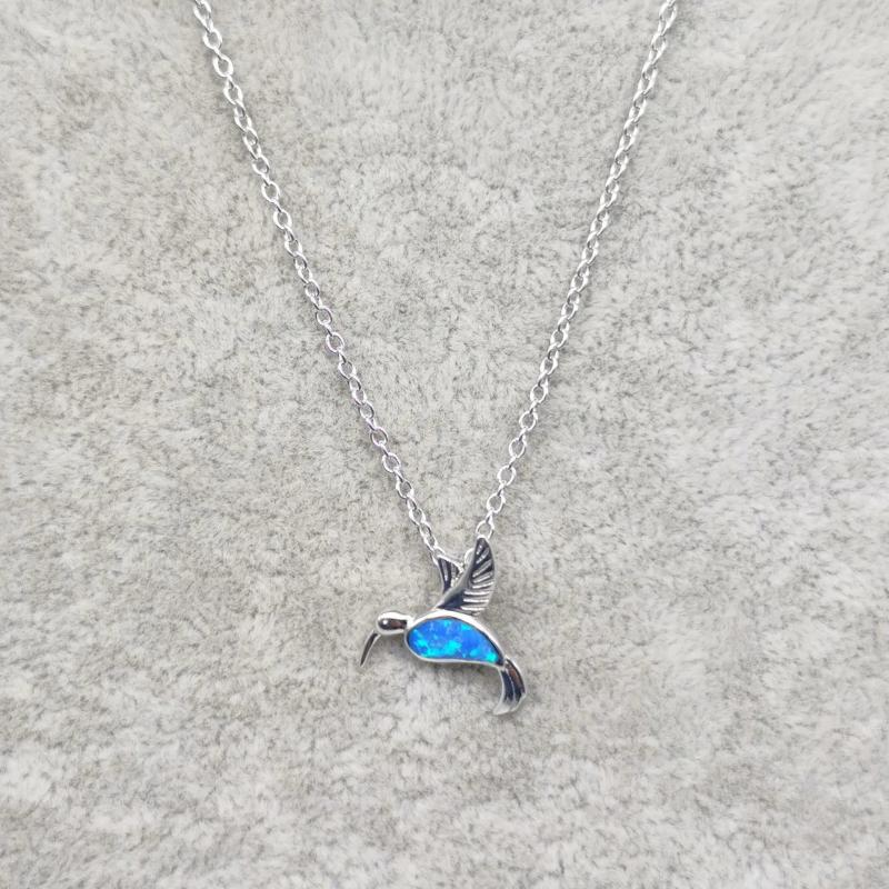 S925 Sterling Silver Aobao Bird Necklace Collarbone Chain