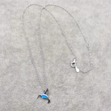 S925 Sterling Silver Aobao Bird Necklace Collarbone Chain