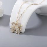 925s Sterling Silver Girls Diamond Pendant Collarbone Necklace