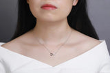 925s Silver Infinite Symbol Pendant Women's Necklace