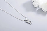 925S Silver Diamond Pendant Necklace