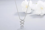 925S Silver Diamond Pendant Necklace