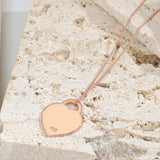 Women's S925 Sterling Silver Heart Necklace