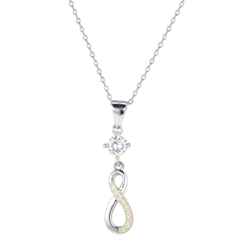 Sterling Silver 925s8 Micro Inlaid Pendant Necklace
