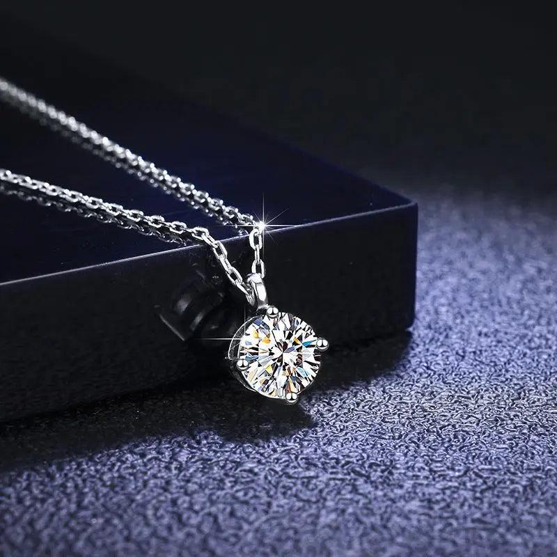 Tancise Moissanite Pendant Necklace for Women