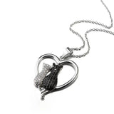Sterling Silver Creative Cat Pendant Necklace Jewelry