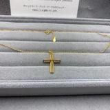 Silver Cross Pendant Full Diamond Necklace for Women