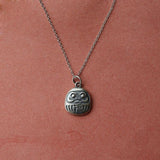 S925 Sterling Silver Necklace Dharma Fortune Pendant