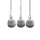 S925 Sterling Silver Necklace Dharma Fortune Pendant
