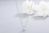 925s Silver Diamond Necklace for Women