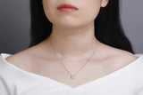 925s Silver Diamond Necklace for Women