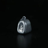 S925 Buddha Chinese Style Pendant Necklace Amulet Jewelry