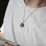 S925 Buddha Chinese Style Pendant Necklace Amulet Jewelry