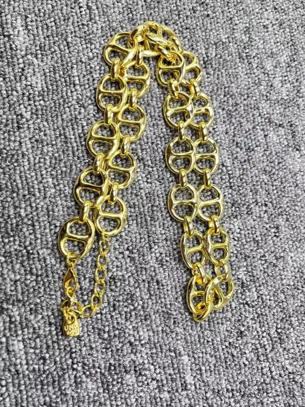 High Electroplated 925 Silver Chain Necklace
