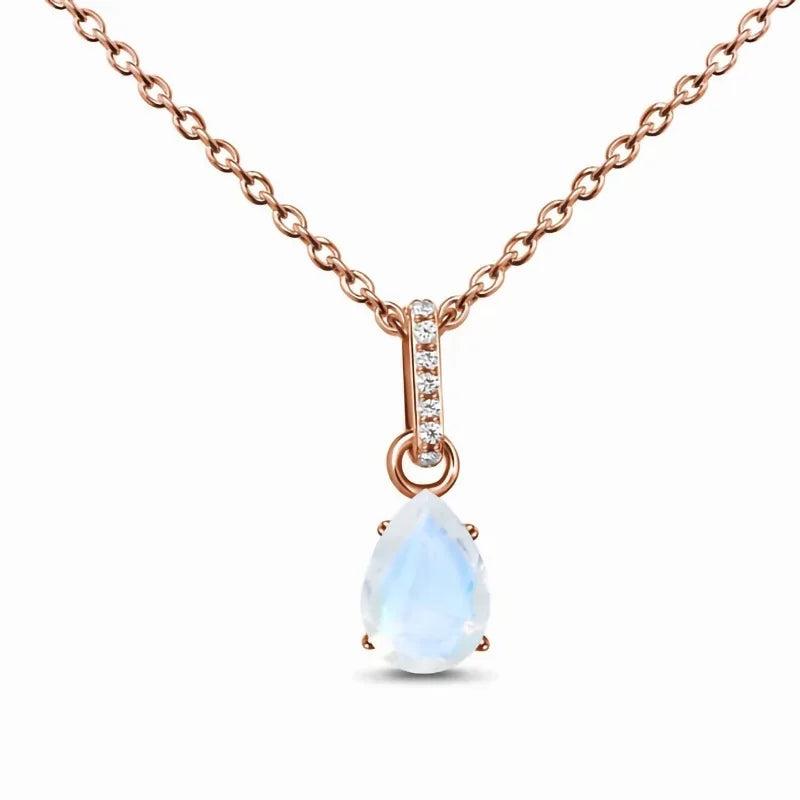 Vintage S925 Sterling Silver Rose Necklace