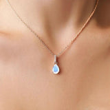 Vintage S925 Sterling Silver Rose Necklace