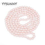 Pink Pearl Necklace for Women Evening Party Accessories