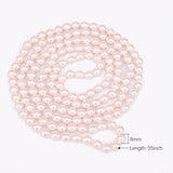 Pink Pearl Necklace for Women Evening Party Accessories