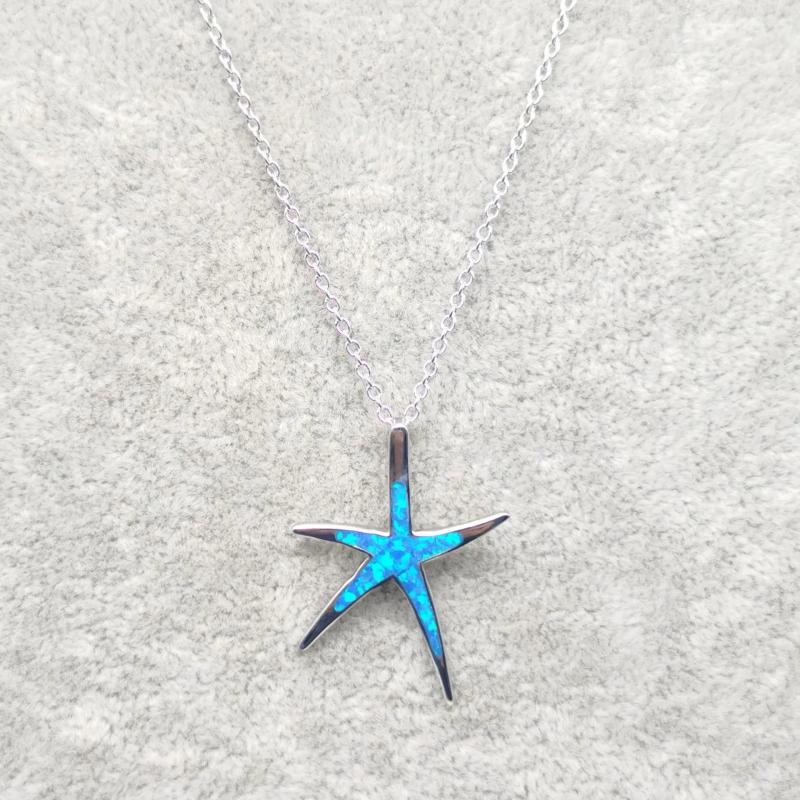S925 Sterling Silver Aobao Star Pendant Necklace