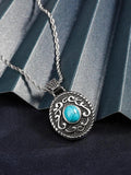 925 Silver Necklace with Zircon Pendant - Birthday Gift