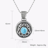 925 Silver Necklace with Zircon Pendant - Birthday Gift