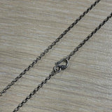 925 Sterling Silver Heart Garnet Purse Pendant Necklace