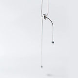 MloveAcc S925 Silver Snake Chain Pendant Necklace Choker Adjustable