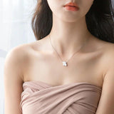MloveAcc 925 Silver Elephant Pendant Necklaces for Women