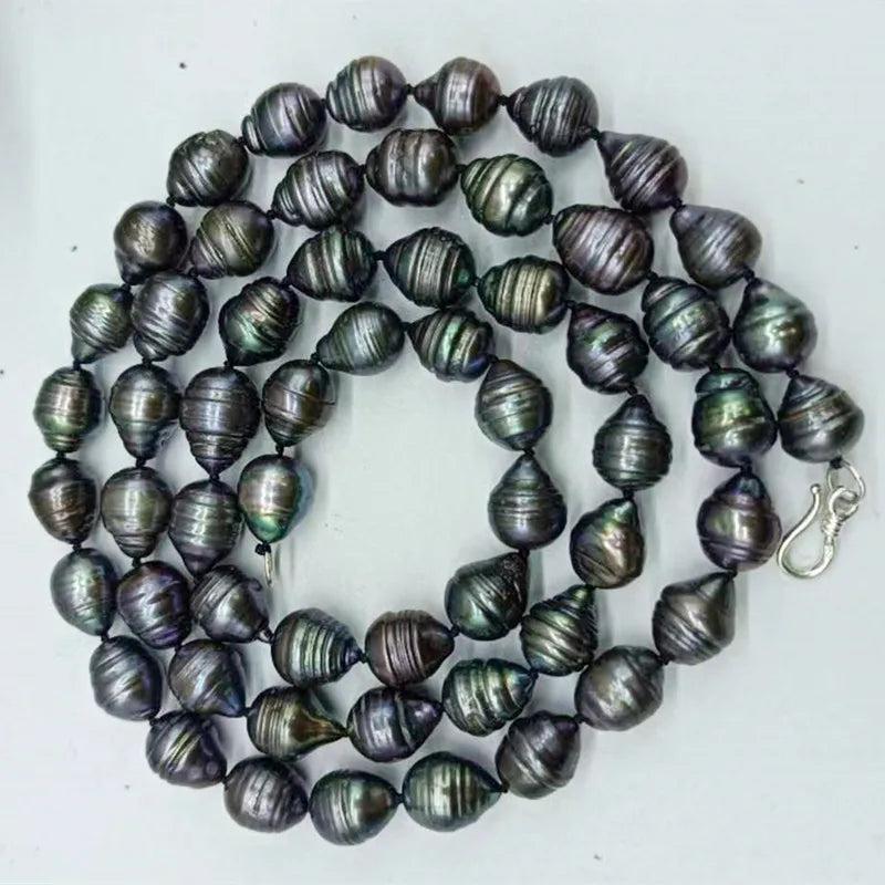 10-13mm Freshwater Pearl Necklace 28 Inch Women's Jewelry Gift