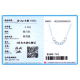Beitil 925 Silver Pendant Necklace Wedding Jewelry