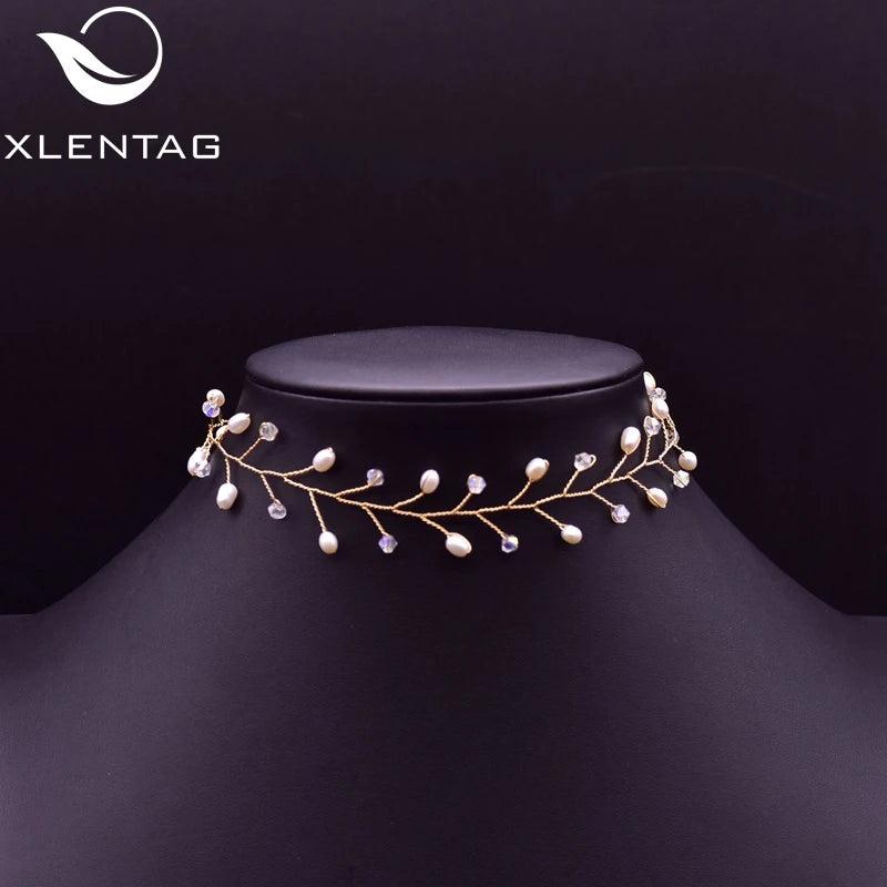 Natural Pearls Statement Choker Necklaces for Women