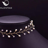 Natural Pearls Statement Choker Necklaces for Women