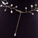 Natural Pearls Statement Choker Necklaces for Women