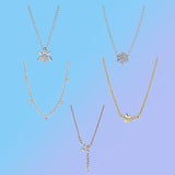 S925 Silver Necklace Full Diamond Snowflake Winter Christmas Gift