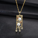 925 Silver Charm Pendant Necklace Women