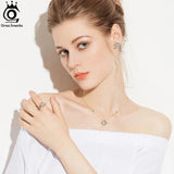 Aquamarine Planet Pendant Necklace 925 Sterling Silver Vintage Jewelry