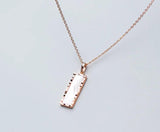 Geometric Pendant Necklace in 925 Silver