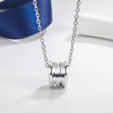 European 925 Sterling Silver Spring Pendant Necklace