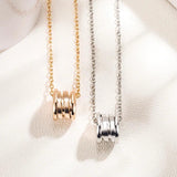 European 925 Sterling Silver Spring Pendant Necklace