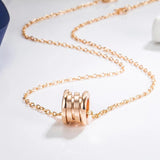 European 925 Sterling Silver Spring Pendant Necklace