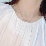 925 Sterling Silver Cubic Necklace Women's Banquet Jewelry