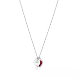 Spring Charming Heart Necklace Tri-Color Set