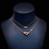 925 Silver U Shape Light Mini Women's Jewelry Set