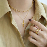 F.I.N.S S925 Silver Necklace Stackable Chain Choker Minimalist Jewelry