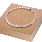 8-9mm Round Pearl Necklace Freshwater Pearl Jewelry Women Classic Gift