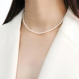 Freshwater Pearl 925 Sterling Silver Necklace