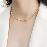 Freshwater Pearl 925 Sterling Silver Necklace