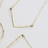 925 Silver V Necklace Jewelry Filled V Choker Pendant Collier Femme