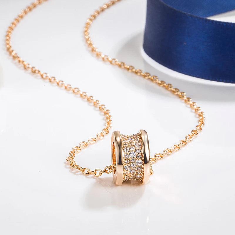 925 Sterling Silver Zircon Small Waist Necklace Women's Party Gift