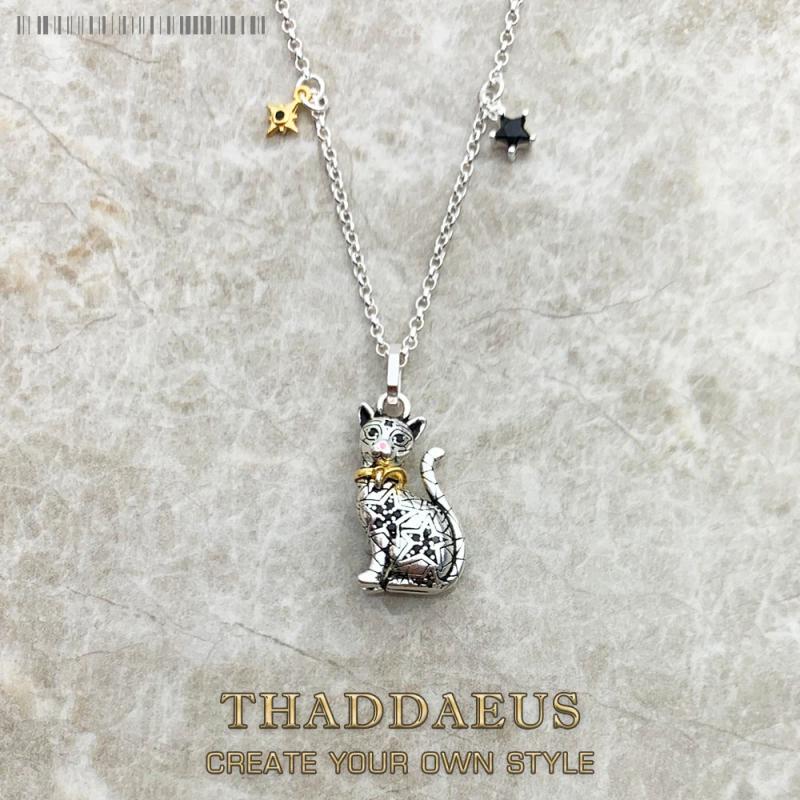 Magic Cat Pendant Necklace 925 Sterling Silver Gift For Women